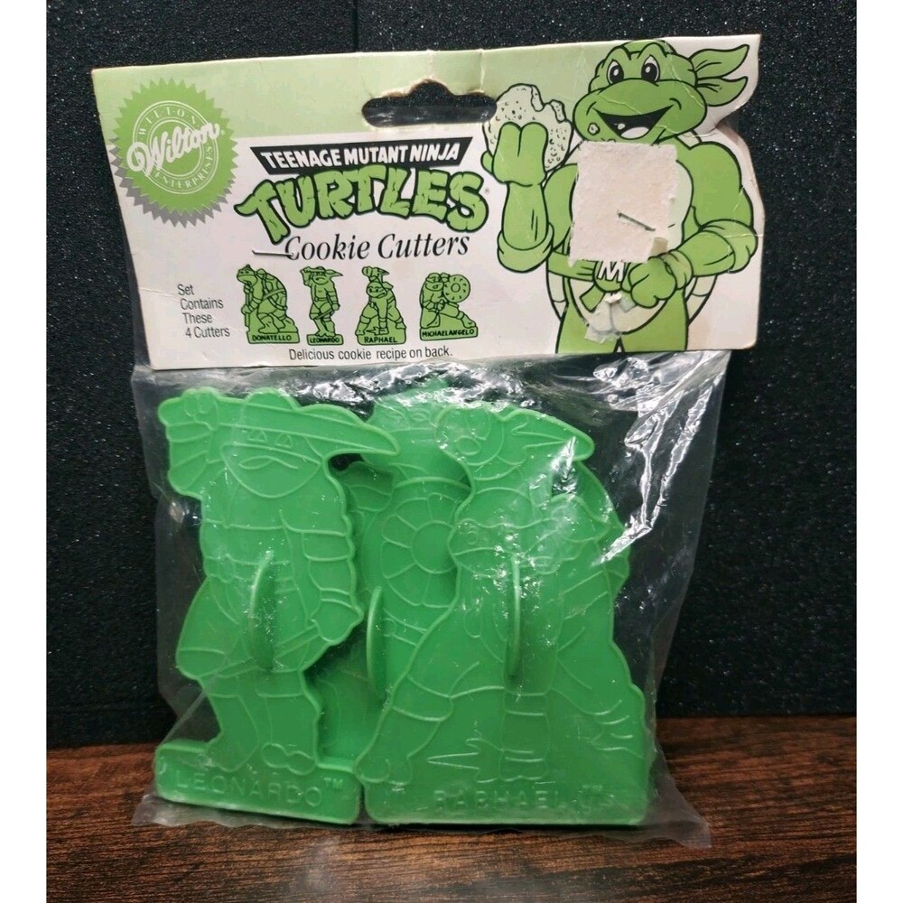 Vintage 1990’s Rare HTF Teenage Mutant Ninja Turtles TMNT Wilton Cookie Cutters